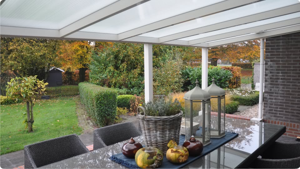 Terrassenüberdachung Alu Terrassenüberdachung aus Aluminium