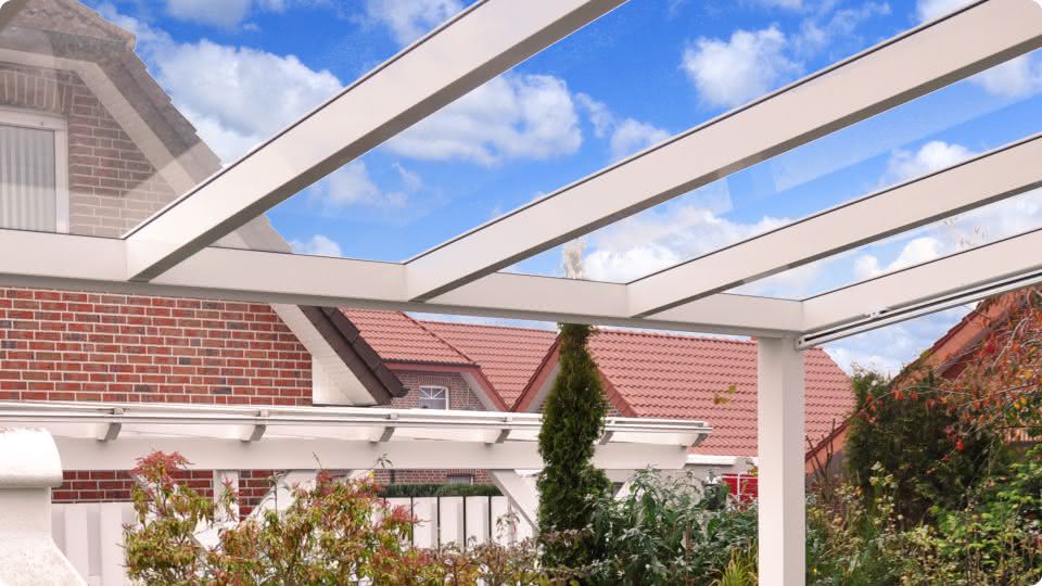 Konfigurator Anbau-Terrassendach aus Aluminium mit Glasdach Konfigurator Anbau-Terrassendach aus Aluminium mit Glasdach
