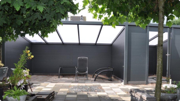 Terrassenüberdachung freistehend aus Alu Terrassenüberdachung freistehend aus Aluminium